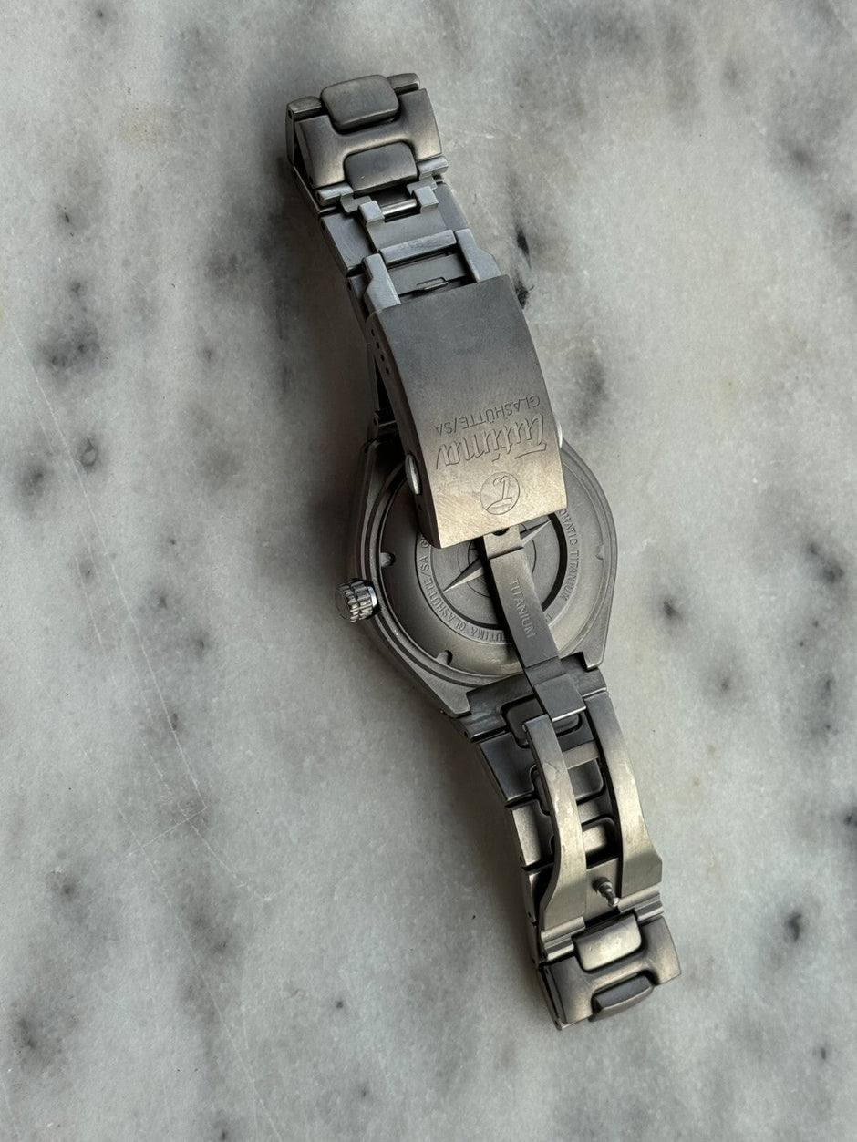 Tutima M2 Coastline Titanium Watch, Blue Dial