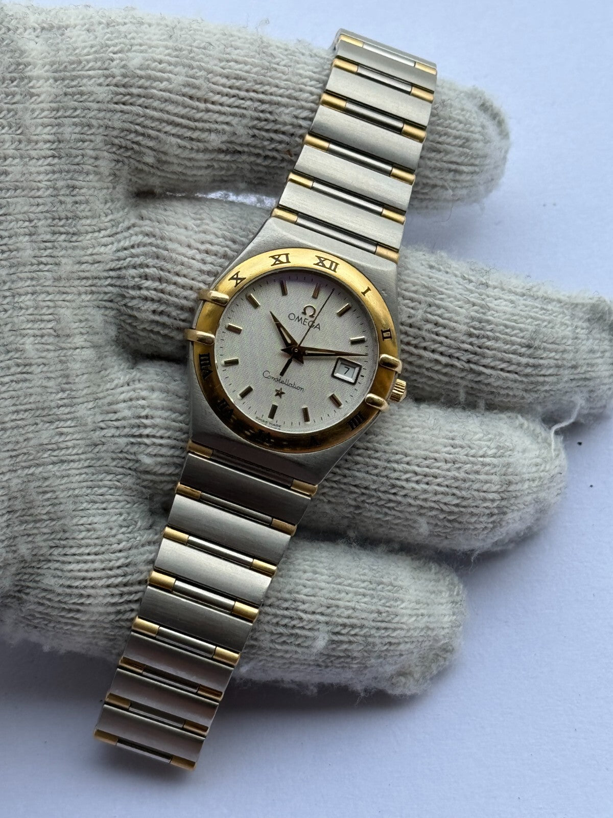 Omega Constellation Gold & Steel Ladies Watch