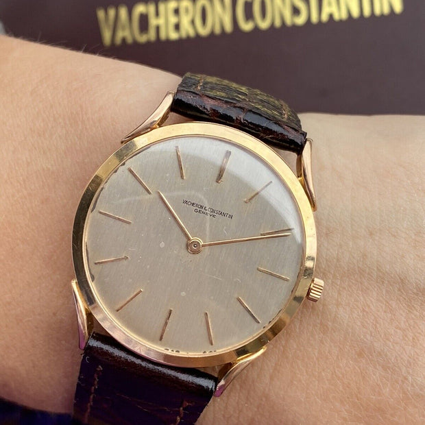 Vacheron Constantin Slim 18K Rose Gold Watch