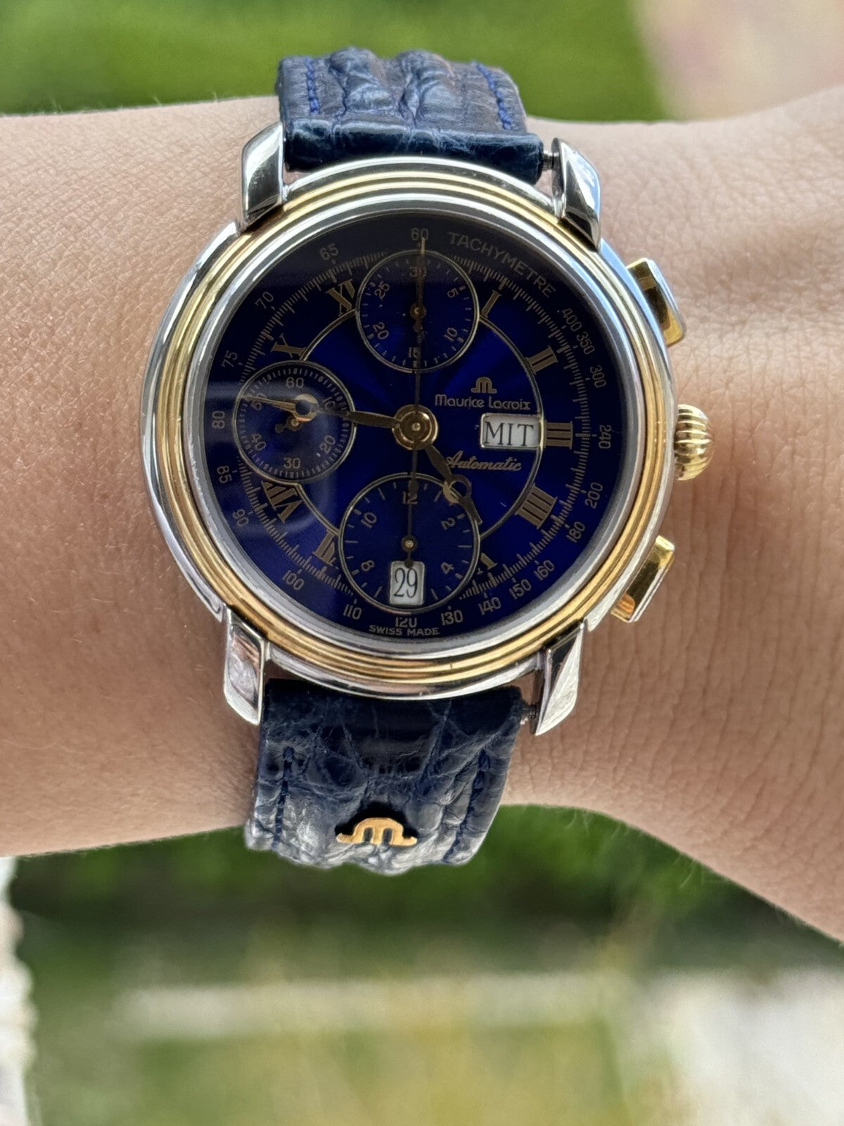 Maurice Lacroix Masterpiece Chronograph, Blue