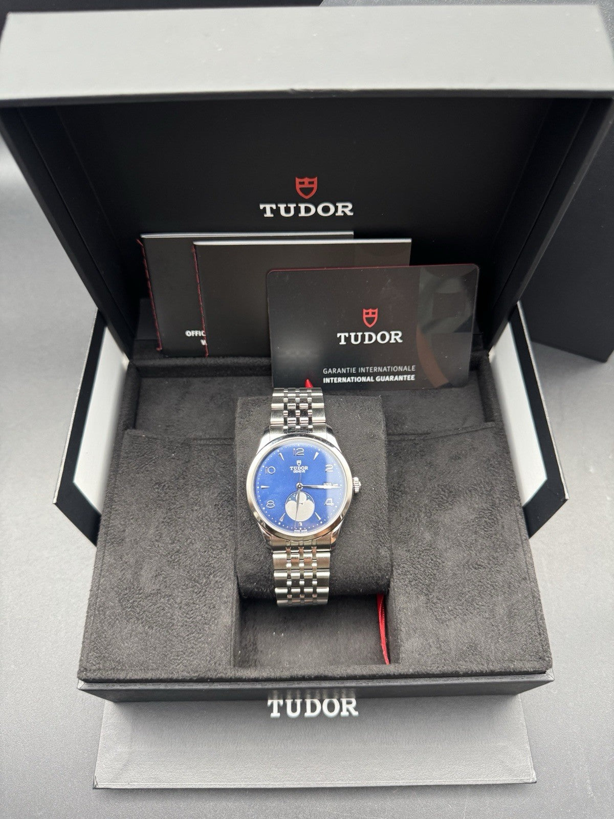2026 Tudor 1926 Luna 39mm Mens Watch Steel Moon Phase  Blue Dial M91560-0002