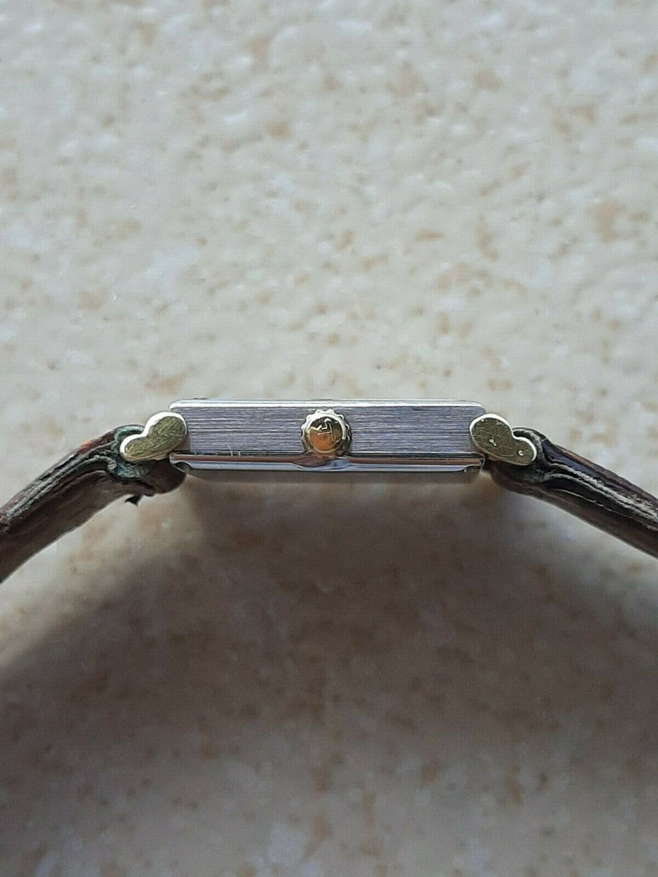 JLC Ladies Quartz Watch, Gold & Steel, 1980s