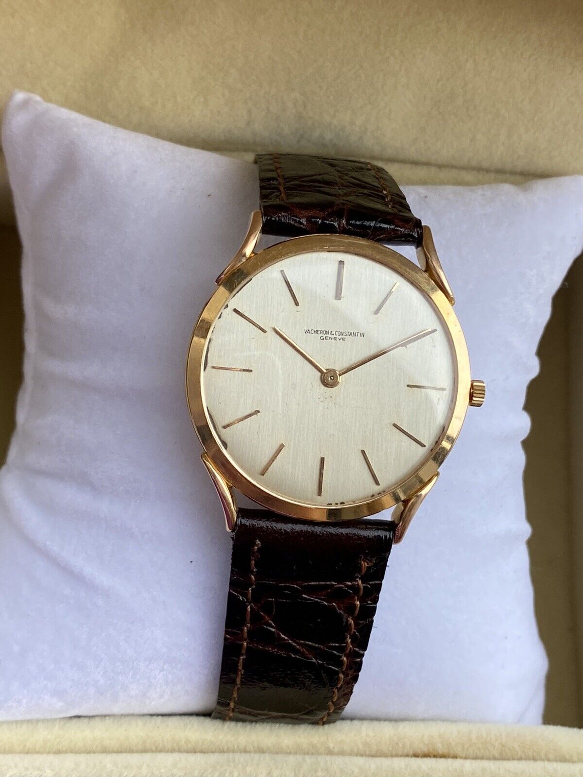 Vacheron Constantin Slim 18K Rose Gold Watch