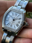 Cartier Roadster 2510 Diamond Bezel Watch