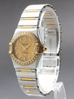 Omega Constellation 18K Gold Diamond Watch