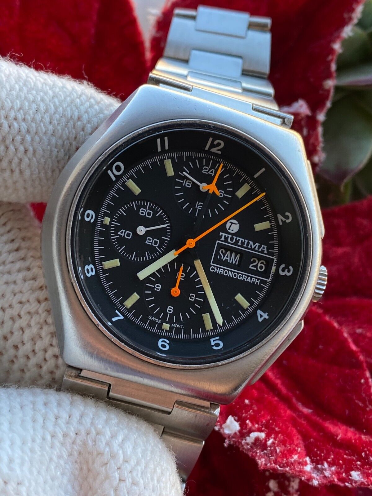 Tutima Military Chronograph Lemania 5100