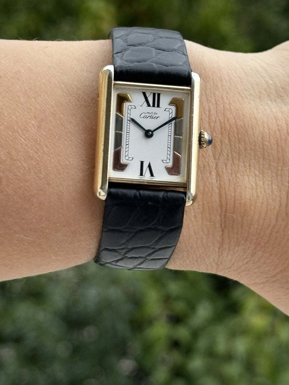 Cartier Tank Vermeil Tri-Colour Watch