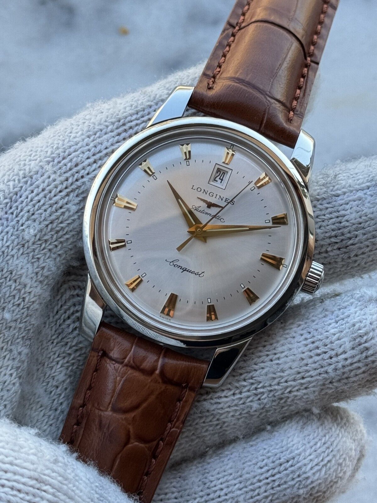 Longines Conquest Heritage Automatic L1.6345.4 Mens 40mm Swiss  Made