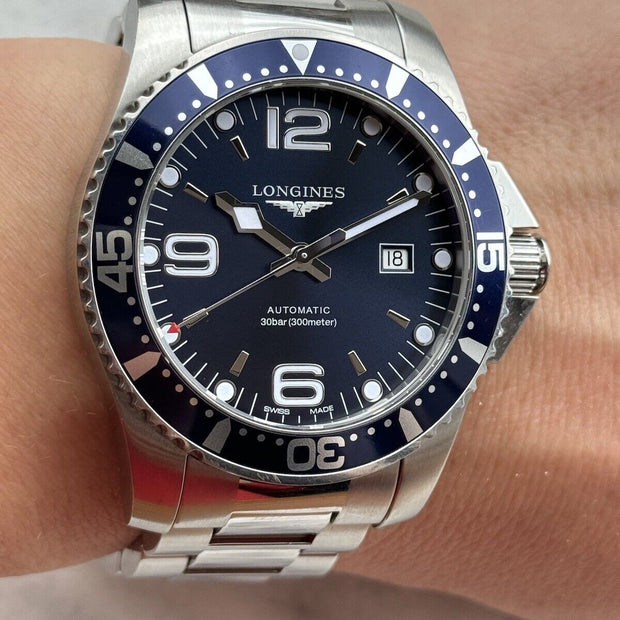 Longines HydroConquest Blue Dial Watch, 44mm
