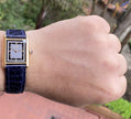 Cartier Tank LM Quartz Watch, Burgundy Strap, Ref. 590005