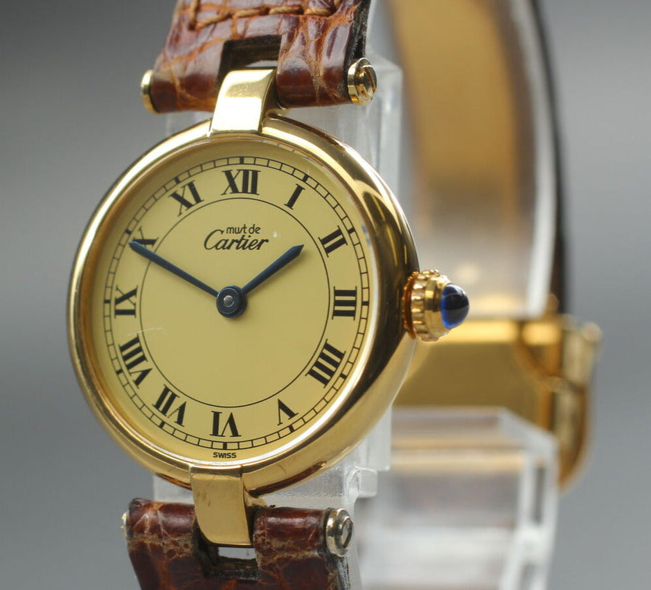 Cartier Must Vermeil Watch, With Papers
