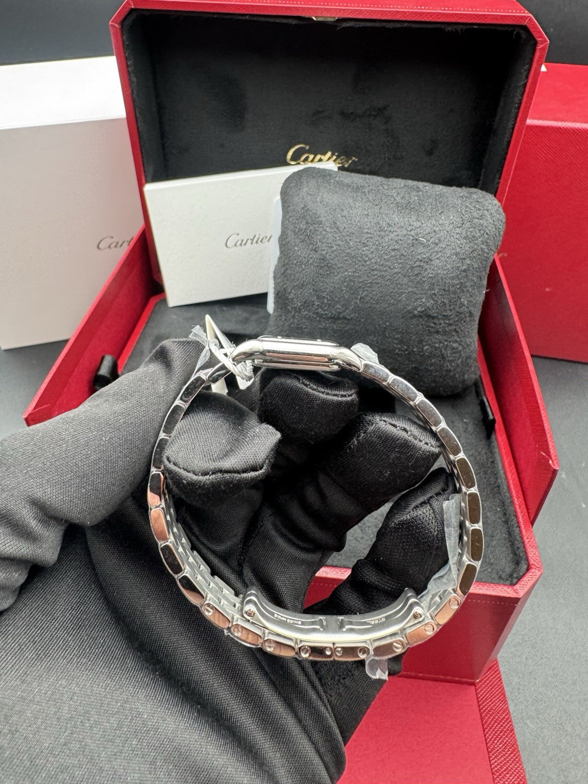 Cartier Panthere Mini Model Quartz Stainless Steel Ladies Watch WSPN0012 UNWORN