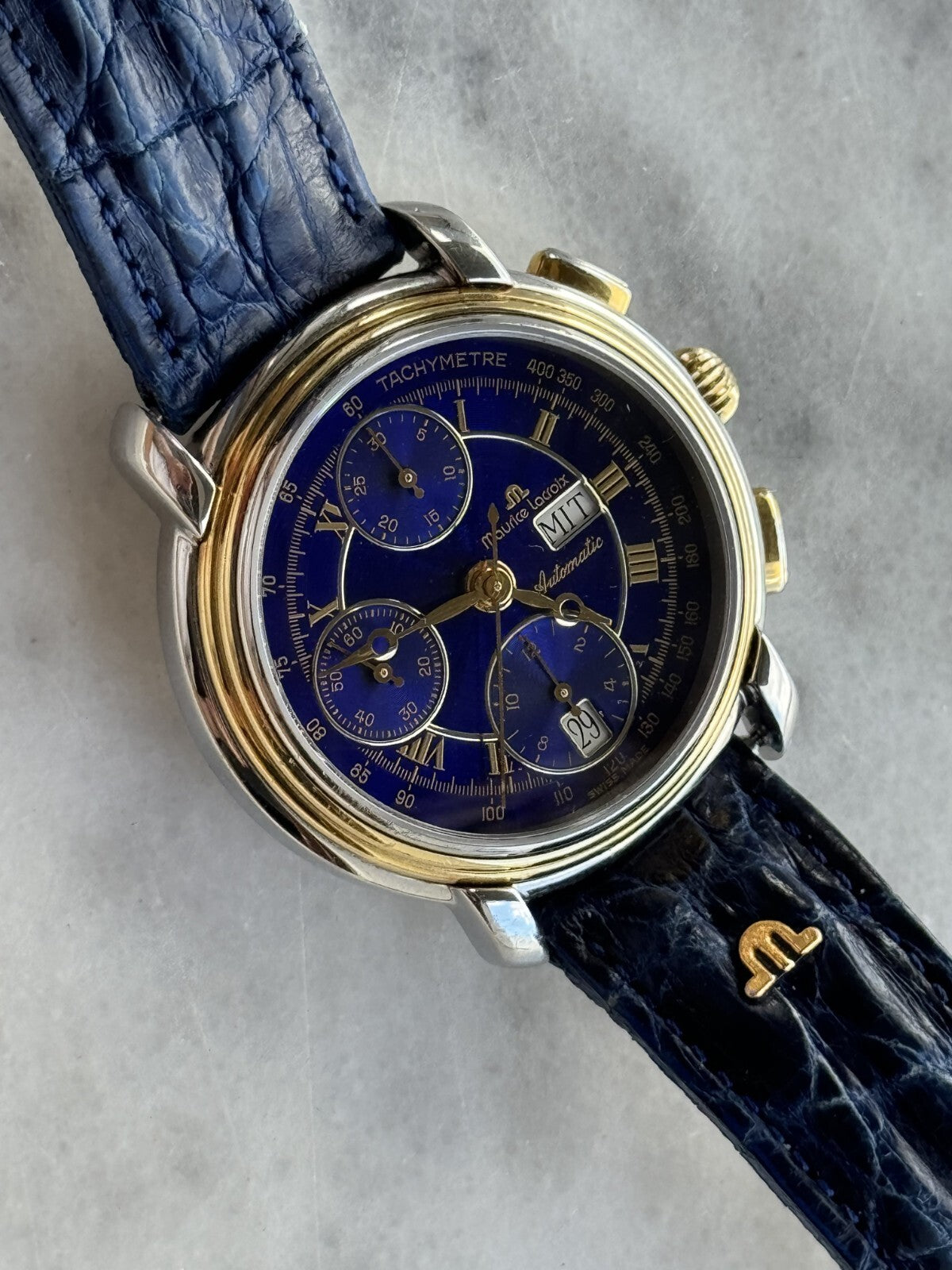 Maurice Lacroix Masterpiece Chronograph, Blue