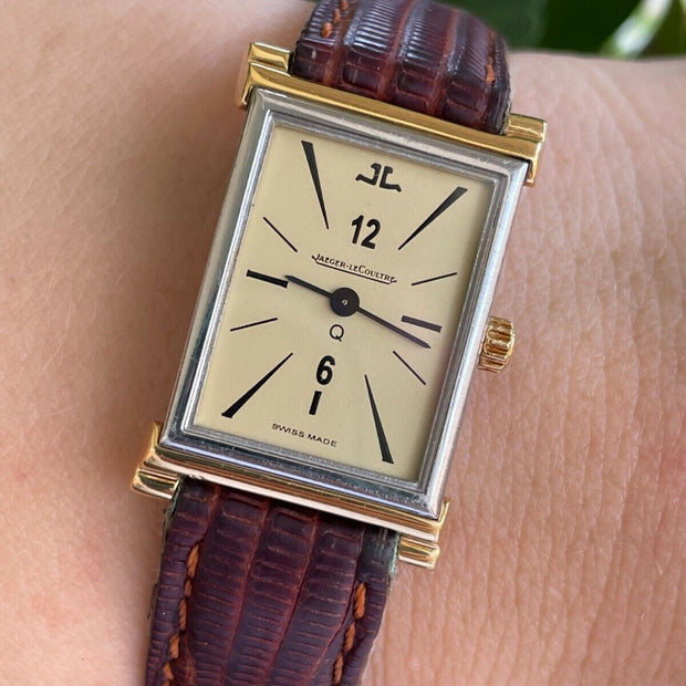 JLC Ladies Quartz Watch, Gold & Steel, 1980s