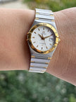 Omega Constellation Gold & Steel Ladies Watch
