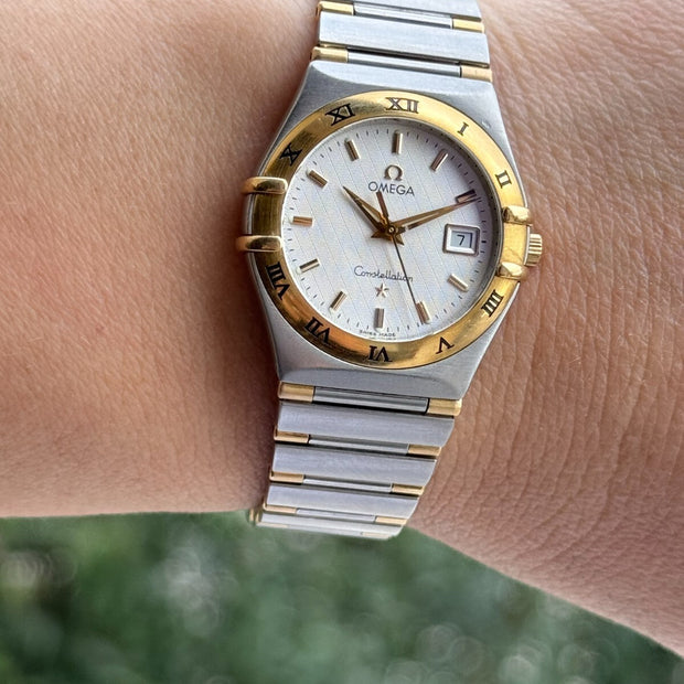 Omega Constellation Gold & Steel Ladies Watch