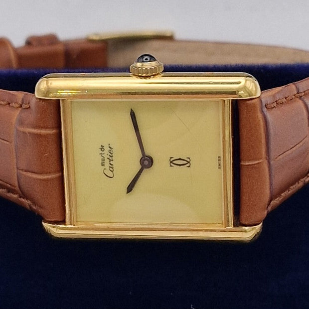 Must de Cartier Tank Watch, Vintage Mechanical