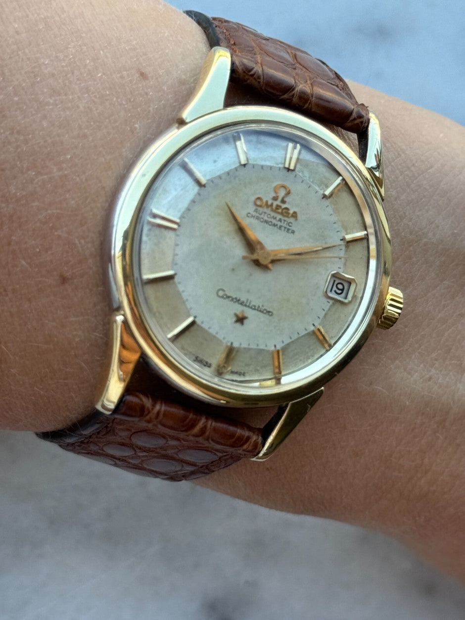 Omega Constellation 'Pie Pan' Watch, 34mm