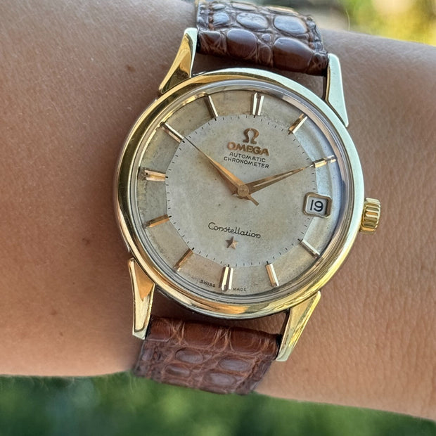 Omega Constellation 'Pie Pan' Watch, 34mm