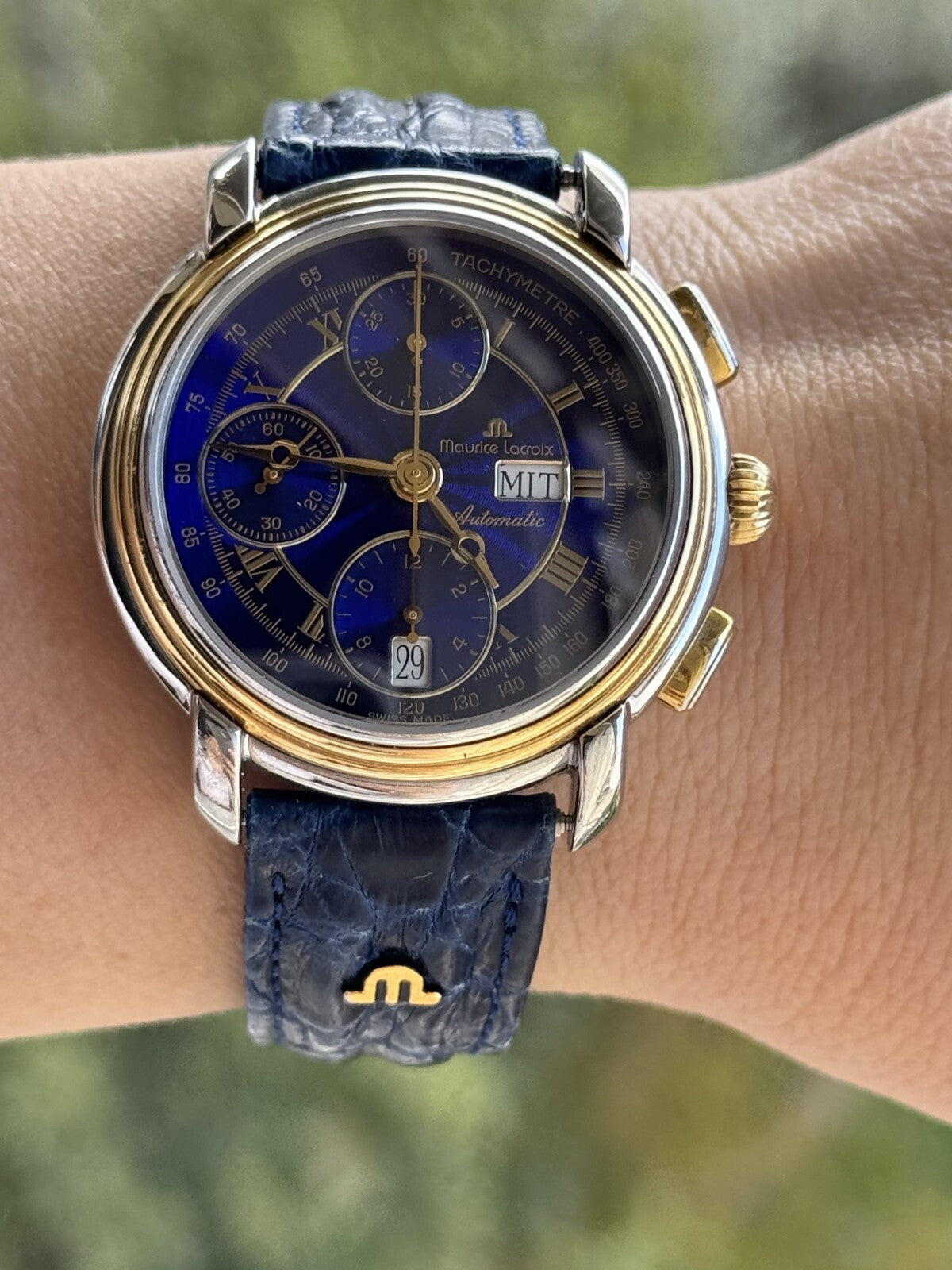 Maurice Lacroix Masterpiece Chronograph, Blue