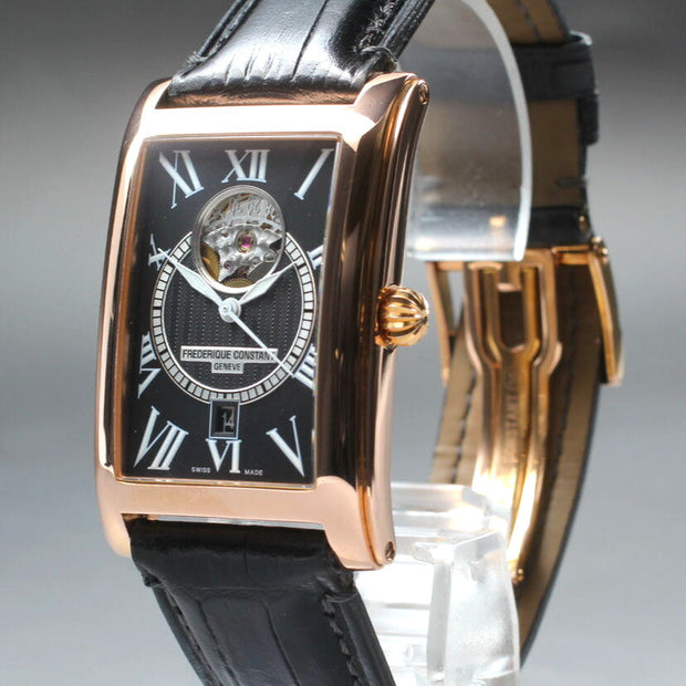 Frederique Constant Pink Gold Watch, Box & Papers