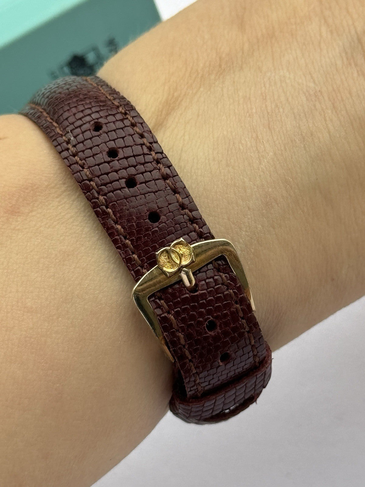 Vintage Cartier Tank Vermeil Ladies Watch