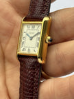 Vintage Cartier Tank Vermeil Ladies Watch