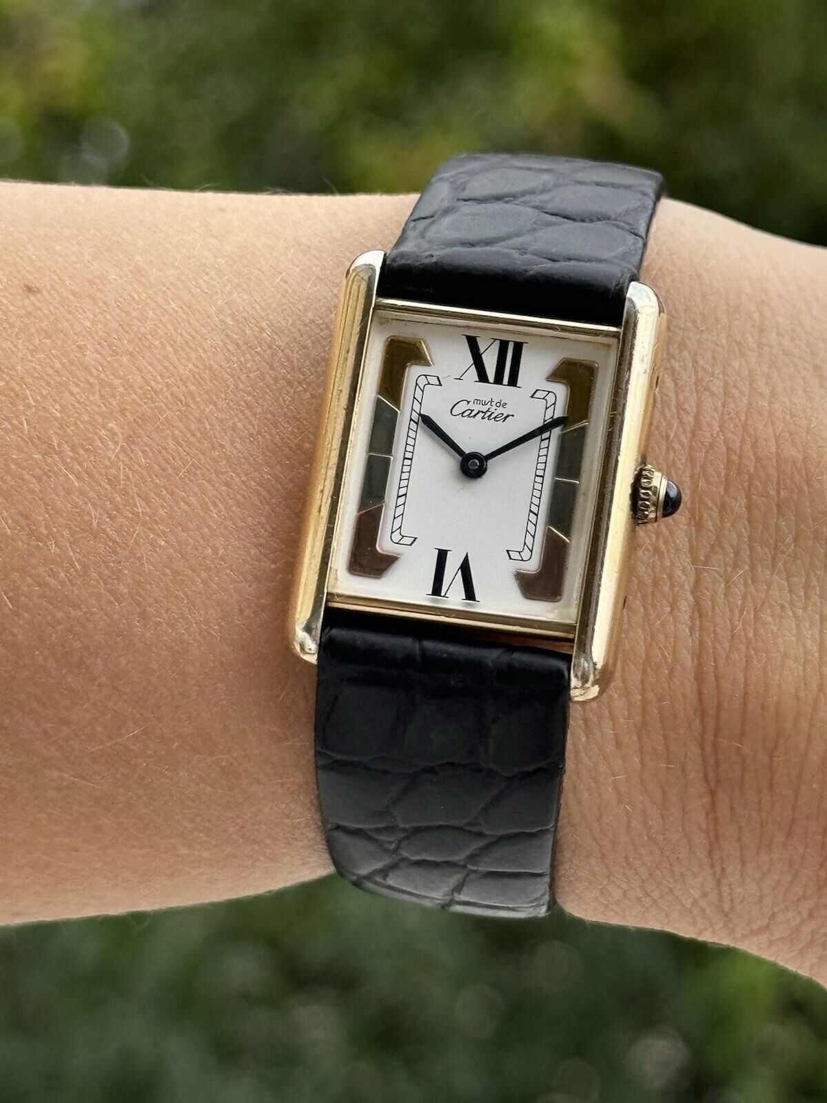 Cartier Tank Vermeil Tri-Colour Watch