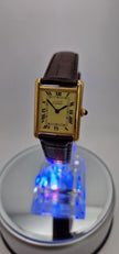 Must de Cartier Tank Watch, New Brown Strap