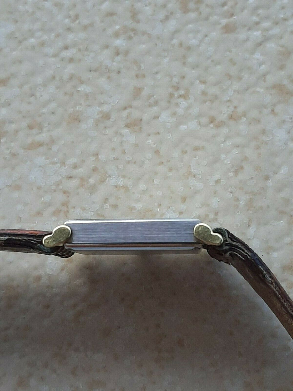 JLC Ladies Quartz Watch, Gold & Steel, 1980s