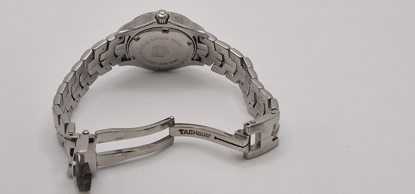 Tag Heuer Link  200 Meters Lady's Bracelet Watch with Diamond Bezel in Tag Box.