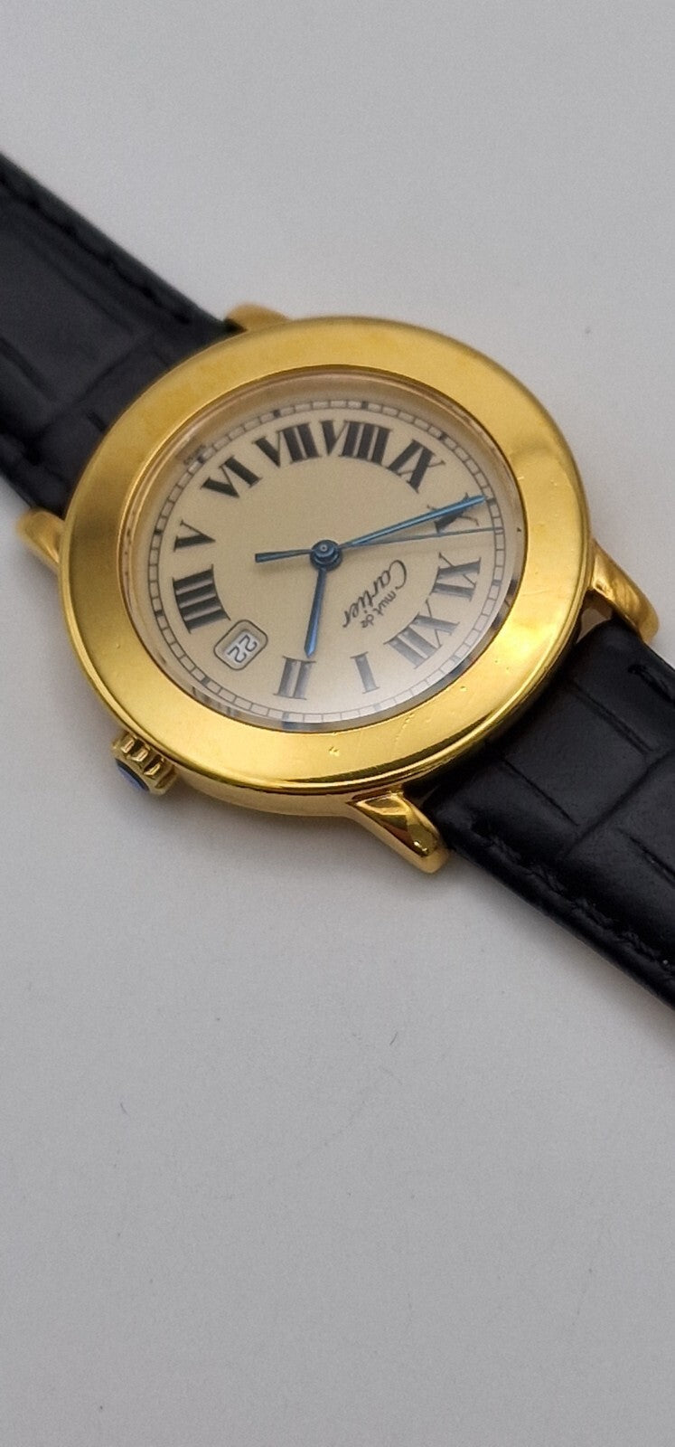 Must de Cartier Ronde Gents Watch, Mid Size