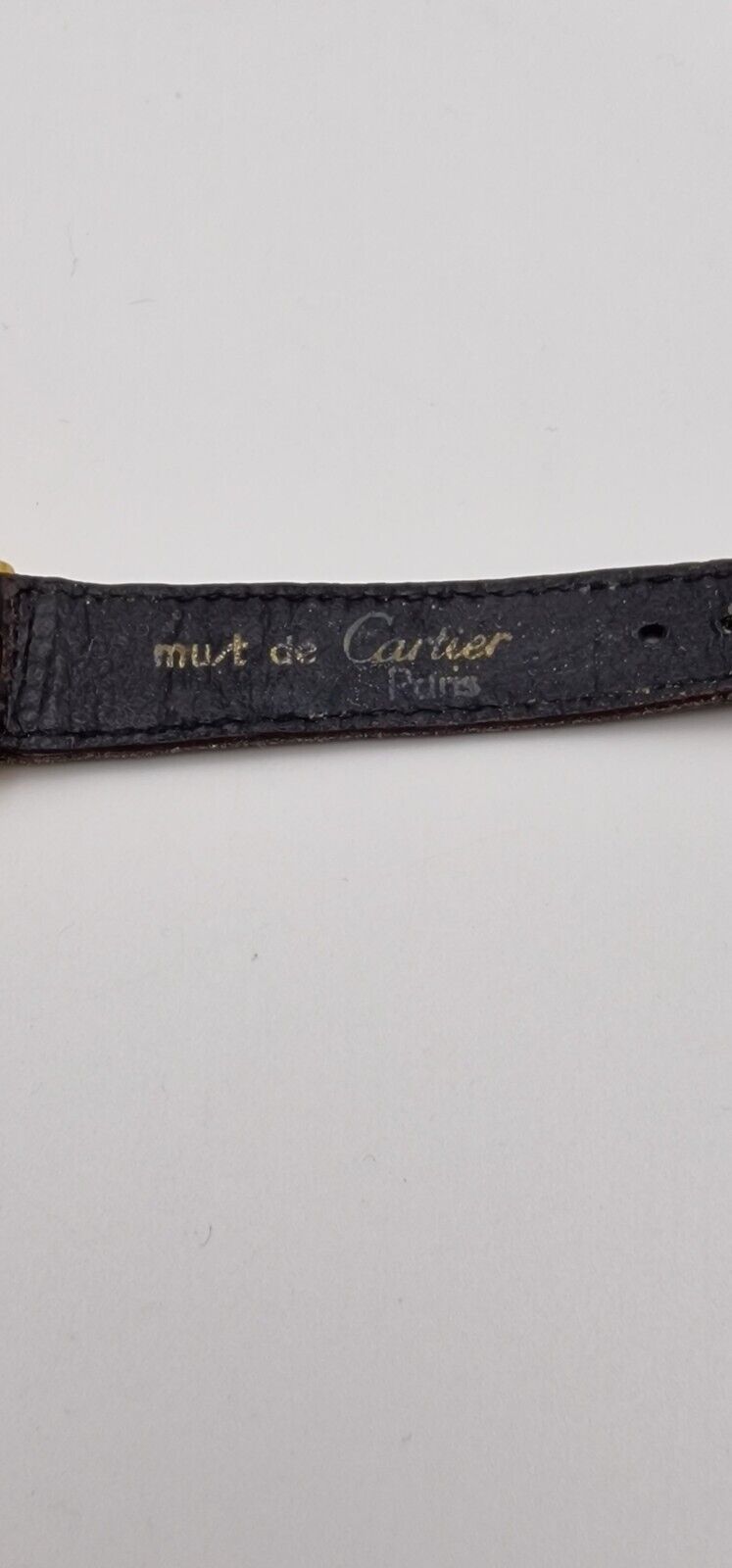 Must de Cartier Ladies Watch, Burgundy Dial