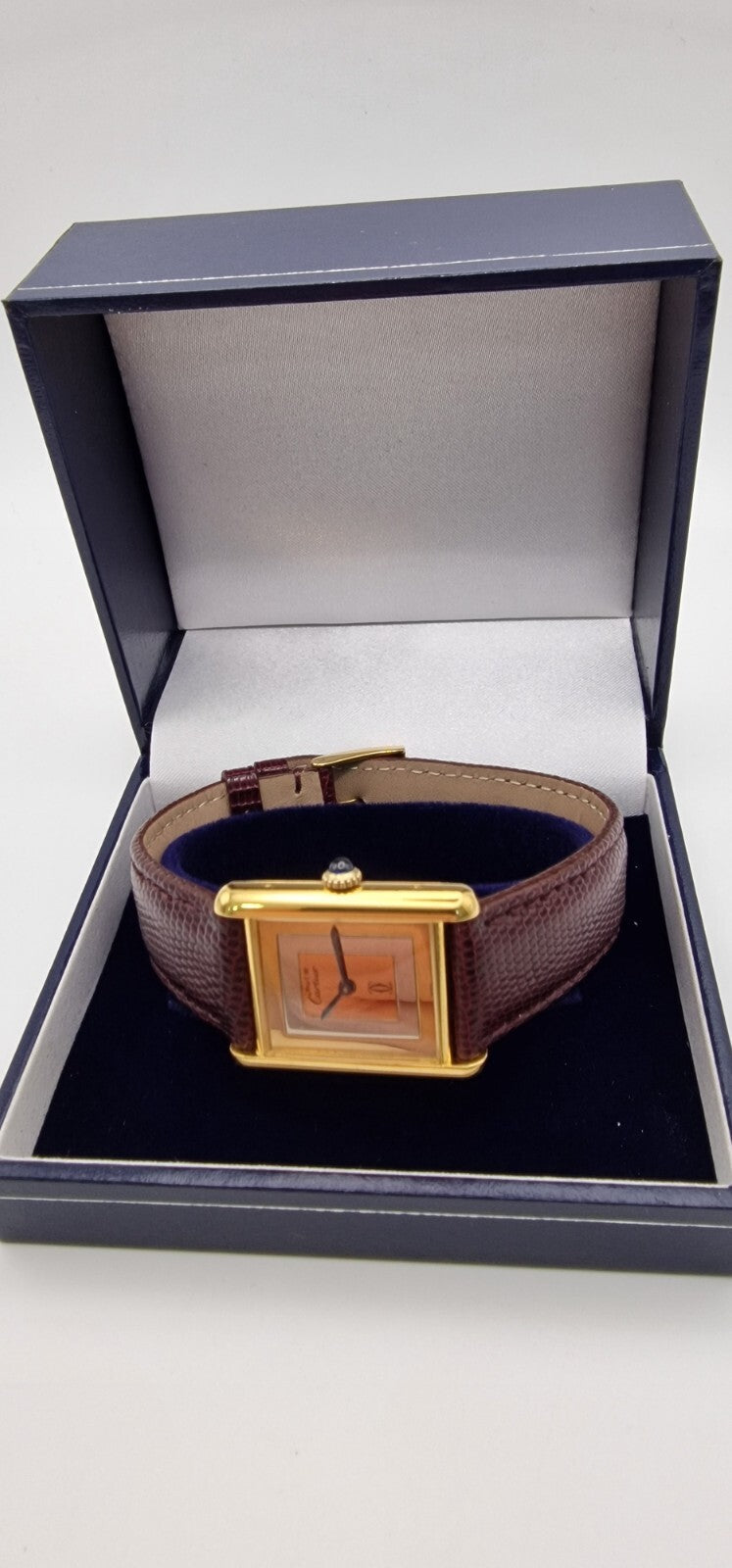Must de Cartier Tank Mechanical Watch, Mid Size