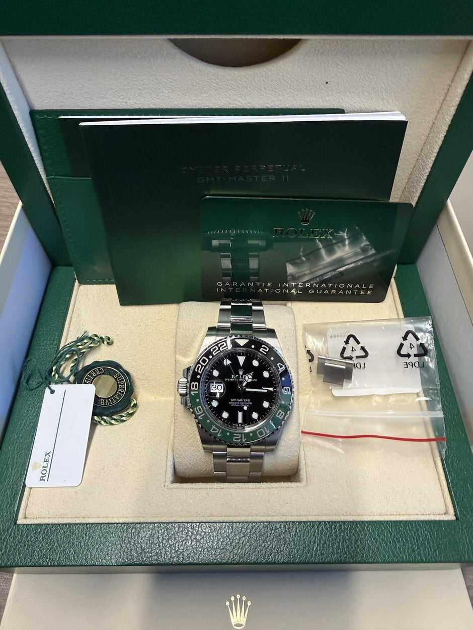 2024 Rolex GMT Master II 40mm 126720VTNR Sprite on Oyster Mint Complete Set