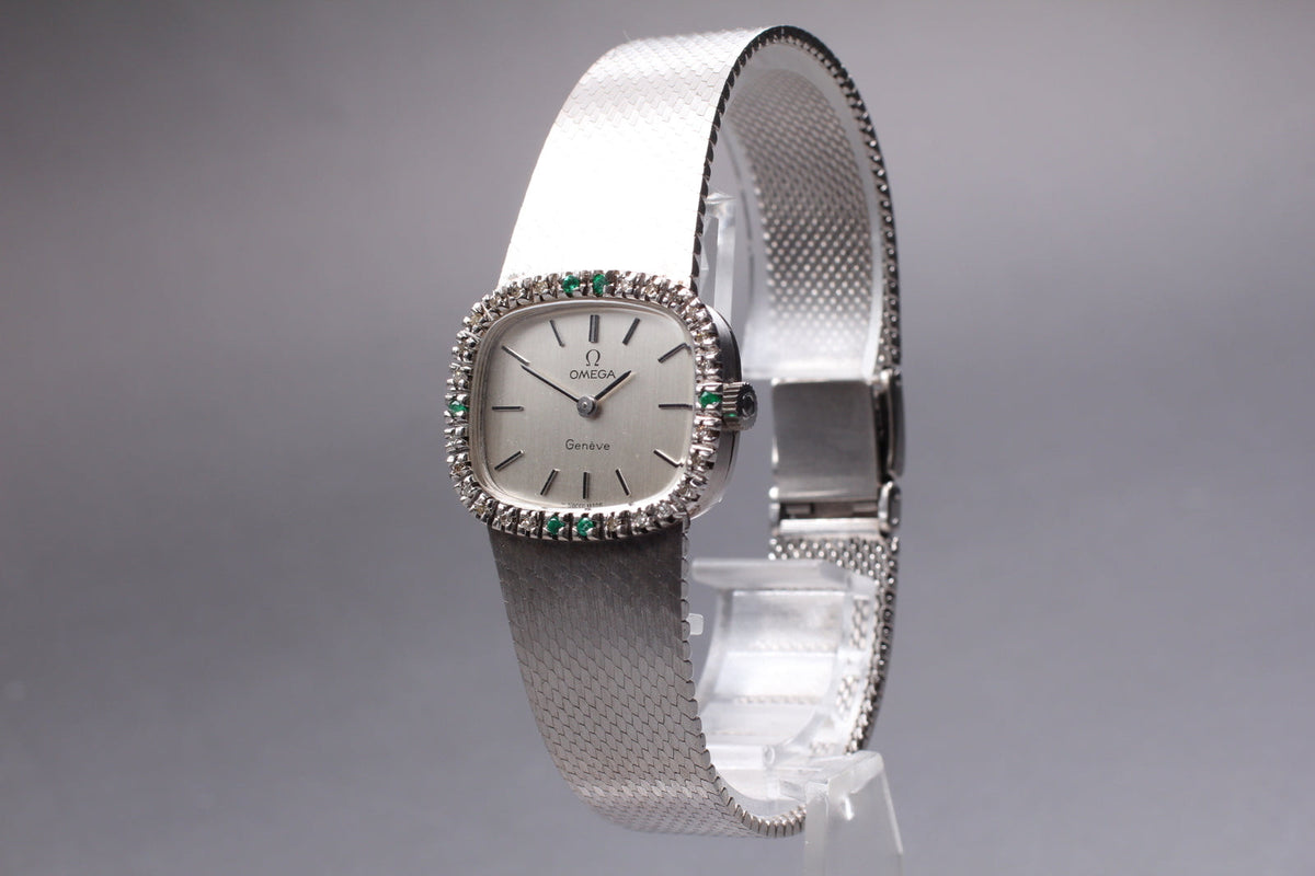Omega Geneve Diamond Bezel Ladies Watch, 1973