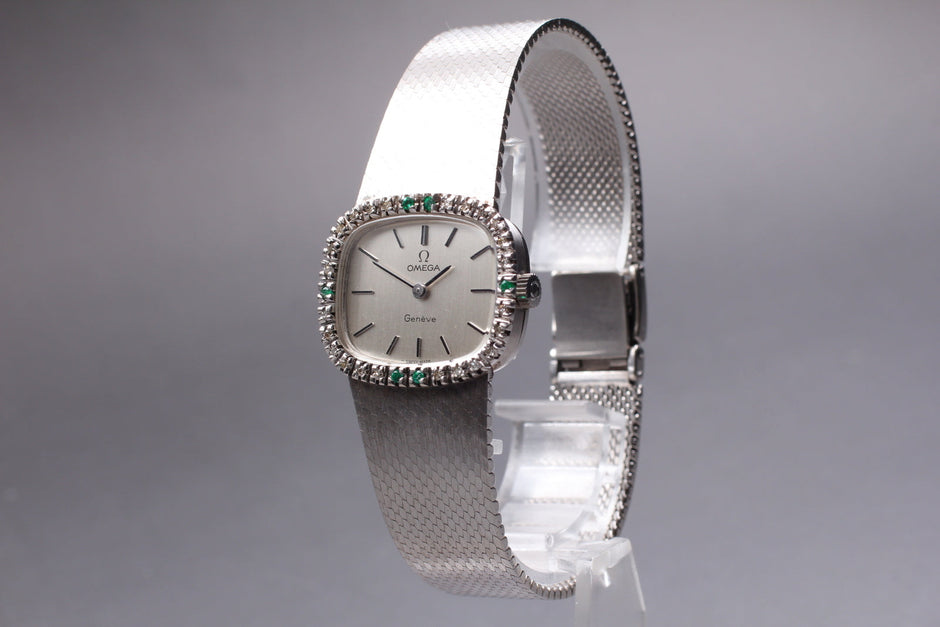 Omega Geneve Diamond Bezel Ladies Watch, 1973
