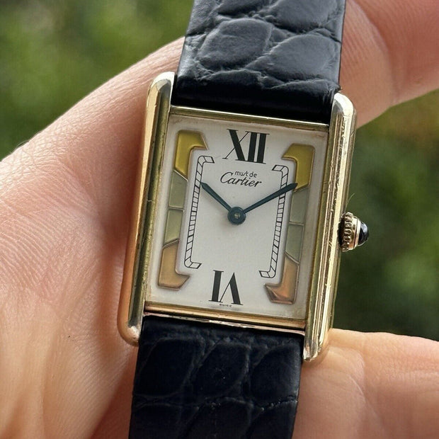 Cartier Tank Vermeil Tri-Colour Watch
