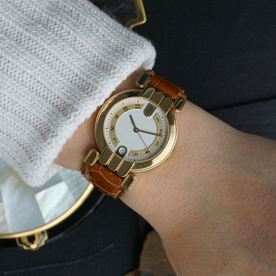 Harry Winston Premier 18k Yellow Gold Automatic Date 34mm 2010