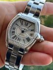 Cartier Roadster 2510 Diamond Bezel Watch