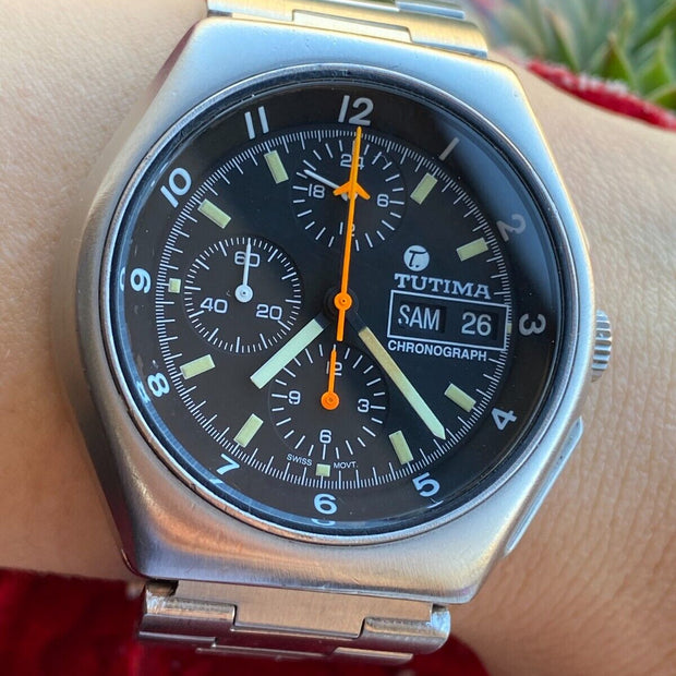 Tutima Military Chronograph Lemania 5100