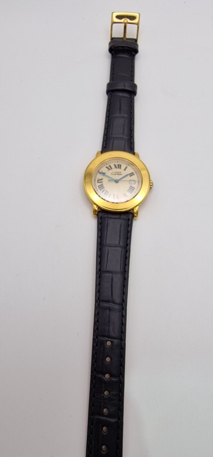 Must de Cartier Ronde Gents Watch, Mid Size