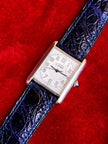 Cartier Tank XL Quartz Silver Watch Ref. 2414 | Watchlunex