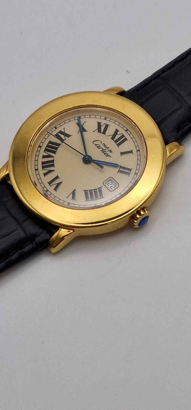 Must de Cartier Ronde Gents Watch, Mid Size