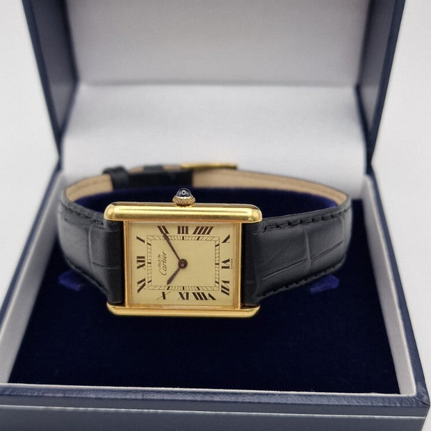 Must de Cartier Tank Watch, Mid Size Mechanical