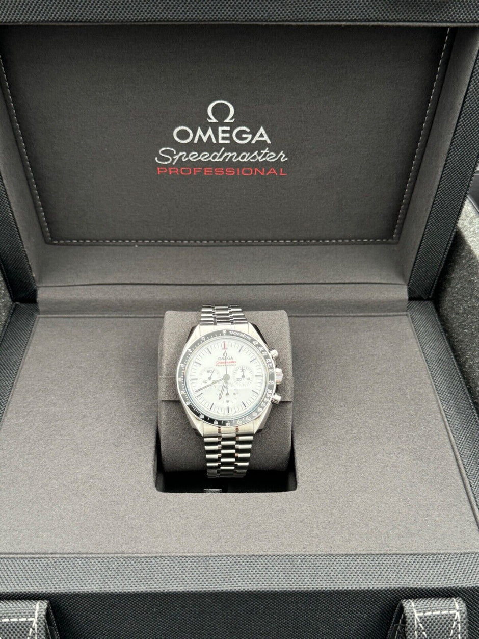 Omega Speedmaster Moonwatch White Dial