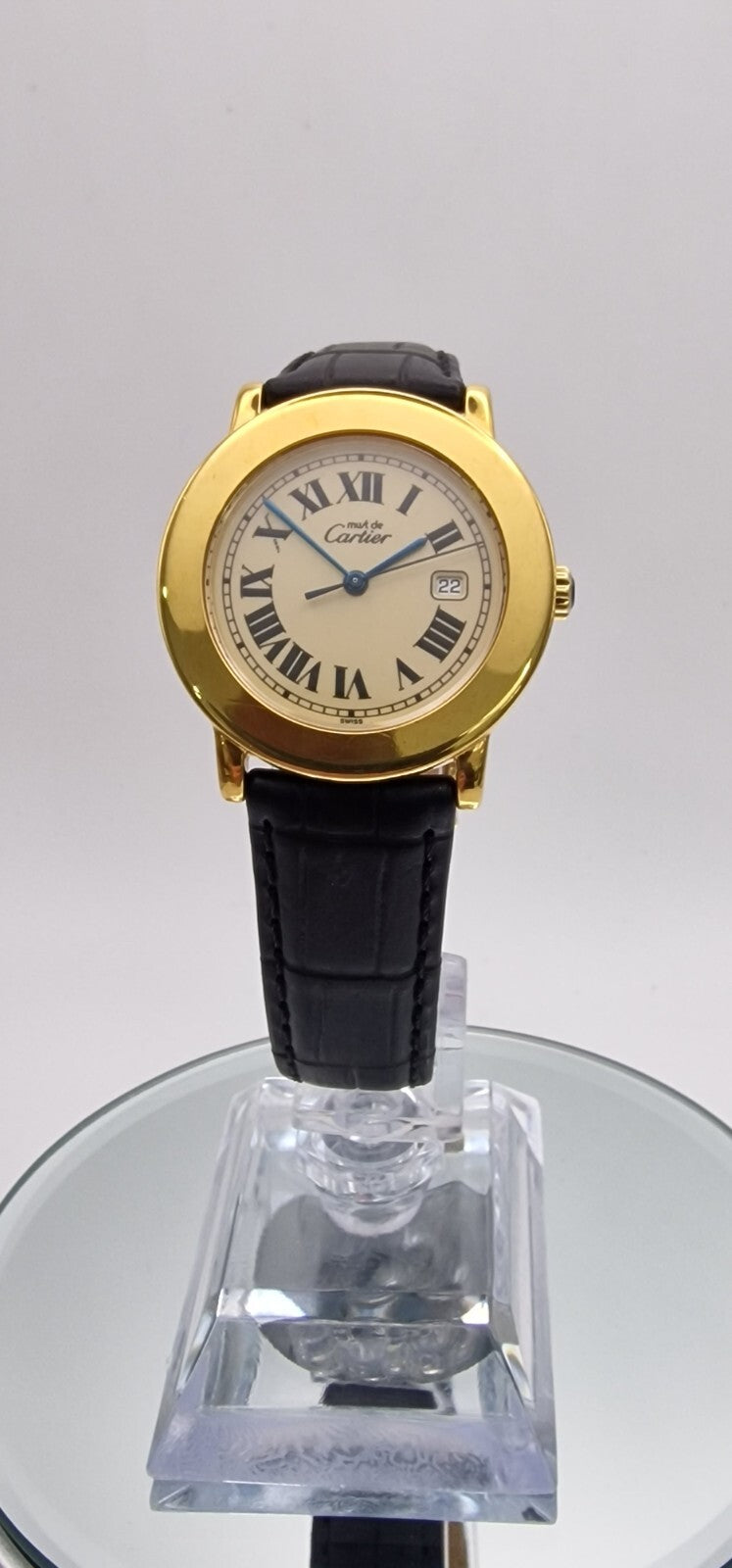 Must de Cartier Ronde Gents Watch, Mid Size